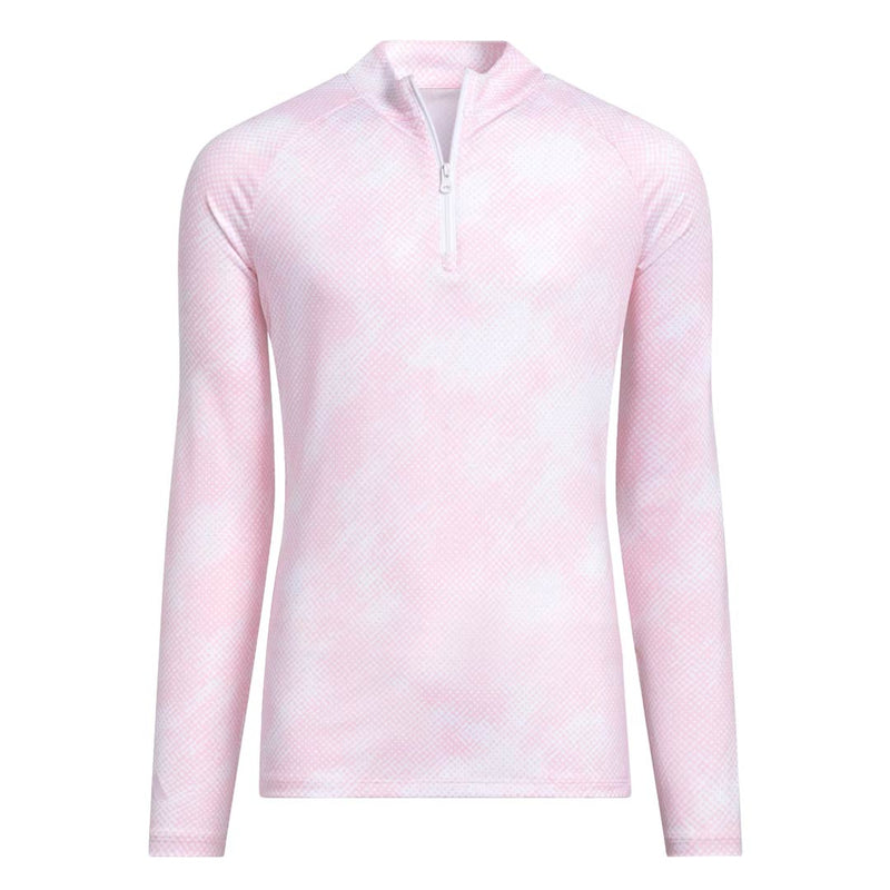 adidas - Girls' (Junior) Performance Long Sleeve Printed Polo (JW6761)