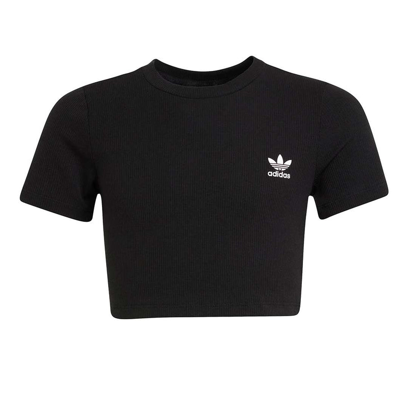 adidas - Girls' (Junior) Rib Crop T-Shirt (JC8439)