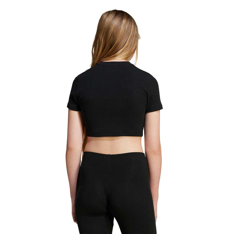 adidas - Girls' (Junior) Rib Crop T-Shirt (JC8439)