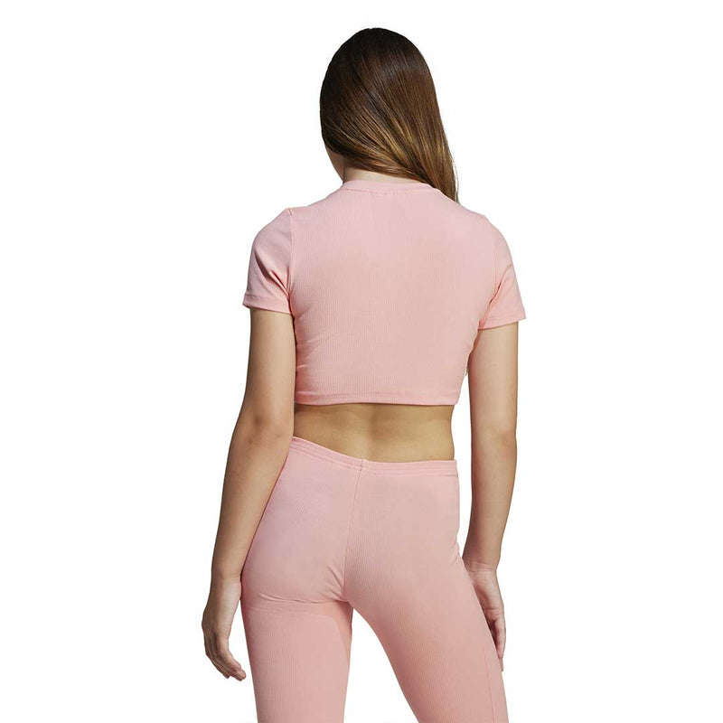 adidas - Girls' (Junior) Rib Crop T-Shirt (JC8441)