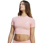 adidas - Girls' (Junior) Rib Crop T-Shirt (JC8441)