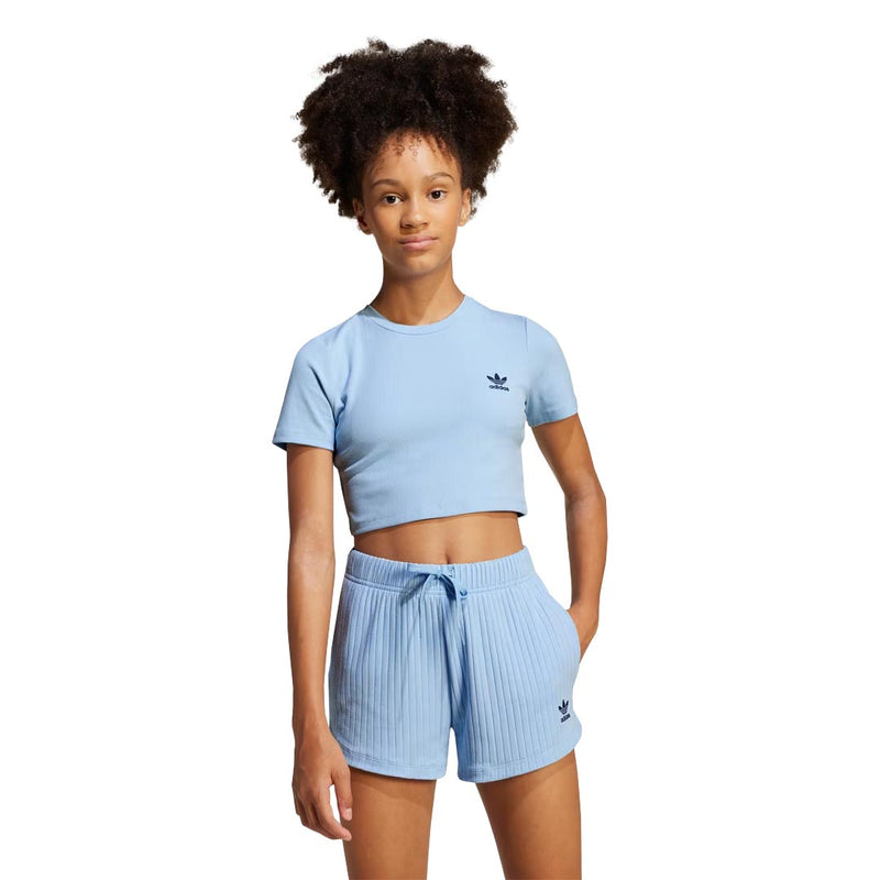 adidas - Girls' (Junior) Ribbed Crop Top (JI5781)