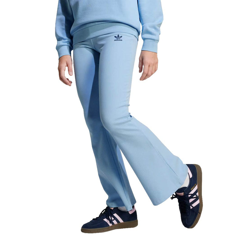 adidas - Girls' (Junior) Ribbed Flared Pant (JI5789)