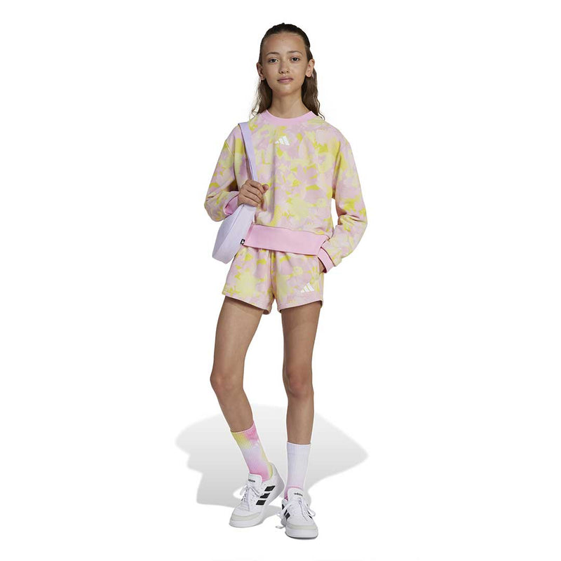adidas - Girls' (Junior) Season Essentials Flower Sweatshirt (JI6221)