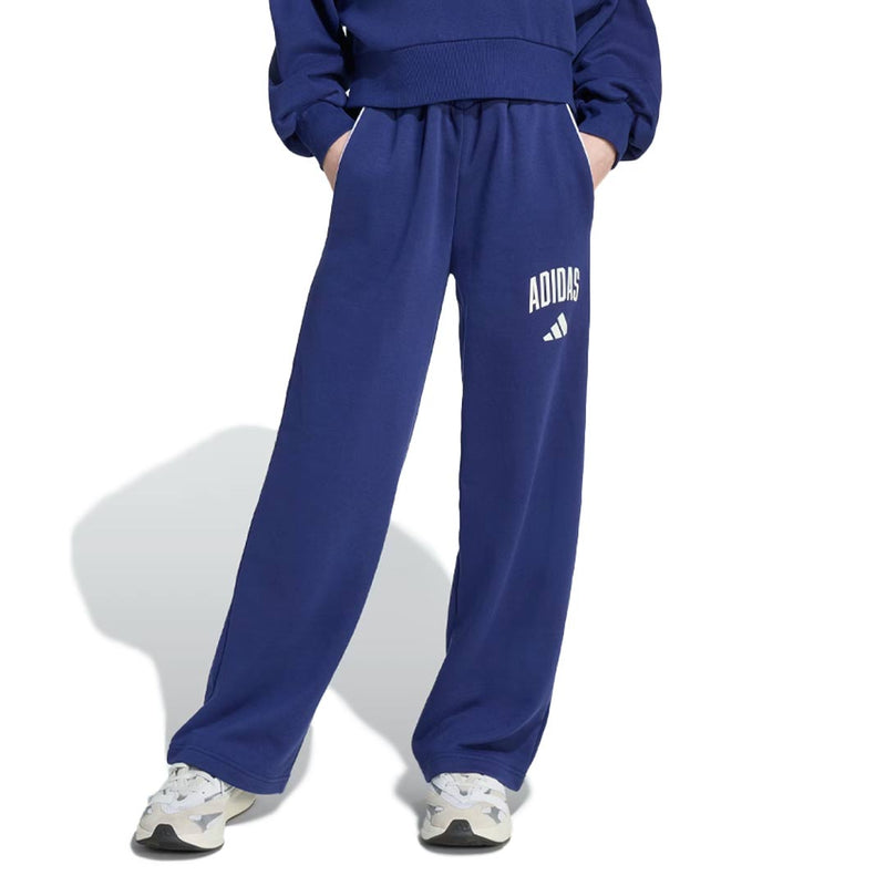 adidas - Girls' (Junior) Seasonals Essentials Collegiate Typography Pant (JM1539)