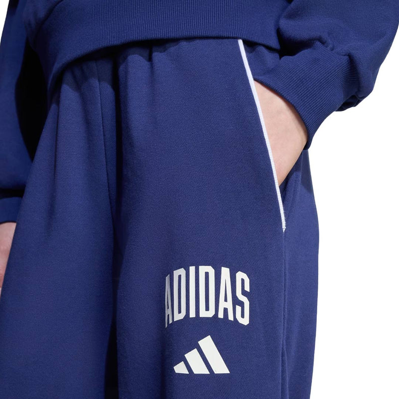 adidas - Girls' (Junior) Seasonals Essentials Collegiate Typography Pant (JM1539)