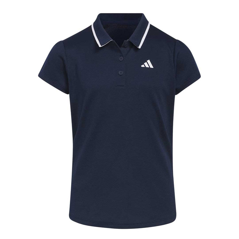 adidas - Girls' (Junior) Textured Polo (HR5300)
