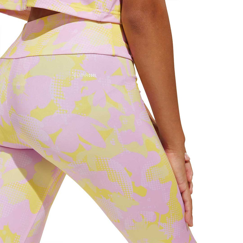 adidas - Girls' (Junior) Train Essentials Flower Print Leggings (JJ5055)