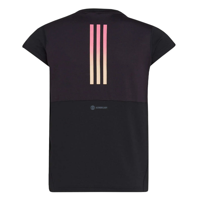 adidas - Girls' (Junior) Train Icons 3-Stripes T-Shirt (IC0356)