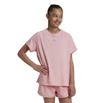 adidas - Girls' (Junior) Yoga Short Sleeve T-Shirt (IW5912)