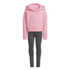 adidas - Girls' (Toddler & Junior) Hooded Fleece and Leggings Set (HN3475)