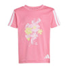 adidas - Girls' (Toddler) 3-Stripes Shorts & T-Shirt Set (JI6112)