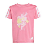 adidas - Girls' (Toddler) 3-Stripes Shorts & T-Shirt Set (JI6112)