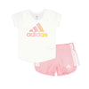 adidas - Girls' (Toddler) Short Sleeve T-Shirt & Shorts Set (GC3570)