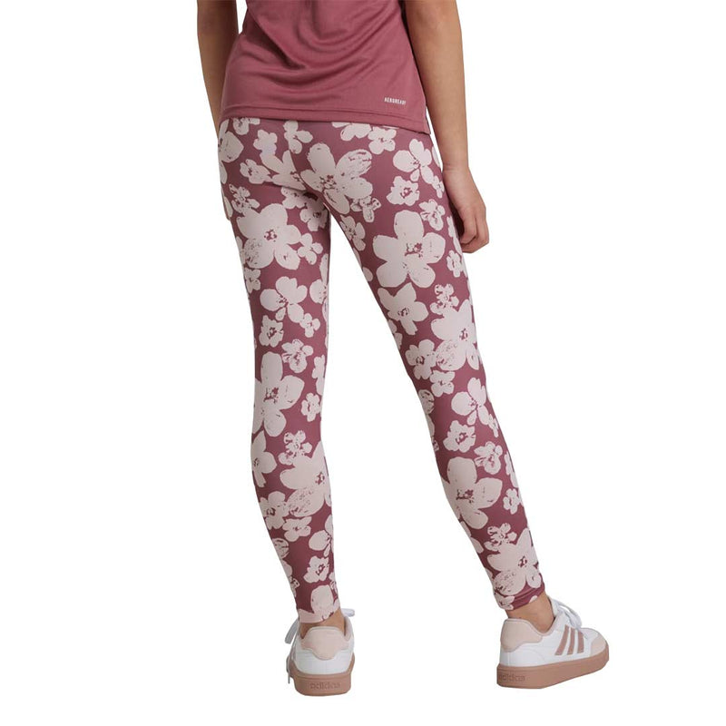 adidas - Girls' (Junior) Train Essentials Seasonal Printed 7/8 Training Leggings (IW3291)