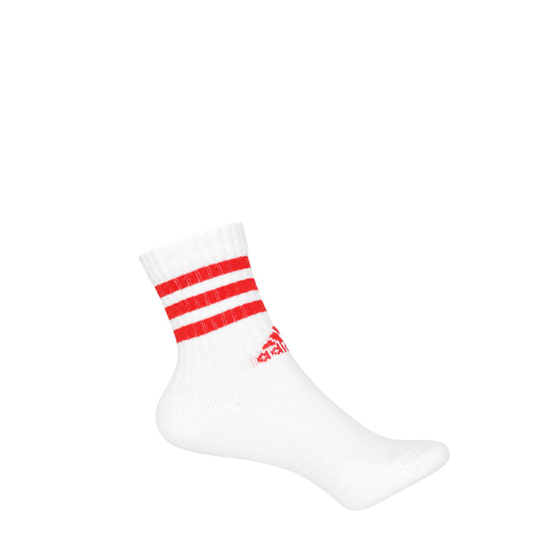 adidas - Kids' 3 Pack Cushioned 3-Stripes Crew Socks (IY8644-K)
