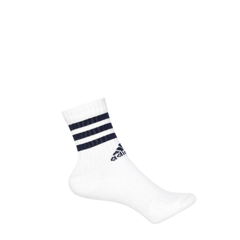 adidas - Kids' 3 Pack Cushioned 3-Stripes Crew Socks (IY8644-K)