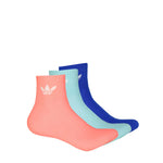 adidas - Kids' 3 Pack Mid Ankle Socks (JJ1993)