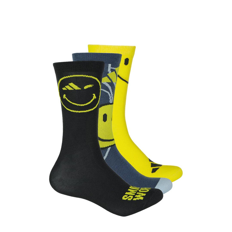 adidas - Kids' 3 Pack Smiley World Socks (JG5804)