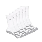 adidas - Kids' Cushioned Angle Stripe Crew 6 Pack Socks (EW4430)