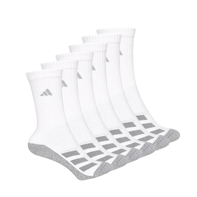 adidas - Kids' Cushioned Angle Stripe Crew 6 Pack Socks (EW4430)