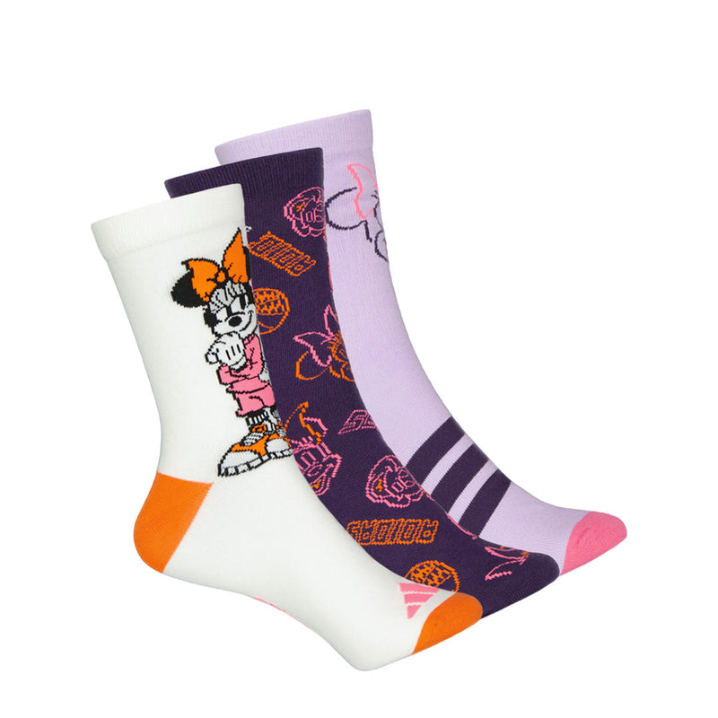 adidas - Kids' adidas x Disney Minnie Mouse 3 Pack Socks (JM1826-A)