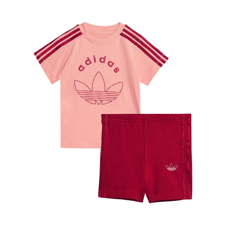 adidas - Kids' (Infant & Toddler) Graphic Cycling T-Shirt & Shorts Set (IY9533)
