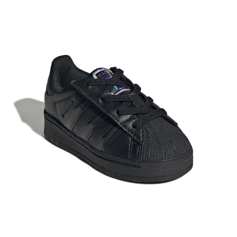 adidas - Kids' (Infant) Superstar LED Lights Comfort Closure Elastic Lace Shoes (JS1295)