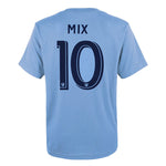 adidas - Kids' (Junior) New York City FC Mix Diskerud Short Sleeve T-Shirt (RX8PA3ZY NY FC)