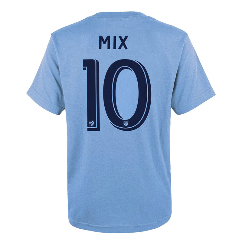 adidas - Kids' (Junior) New York City FC Mix Diskerud Short Sleeve T-Shirt (RX8PA3ZY NY FC)