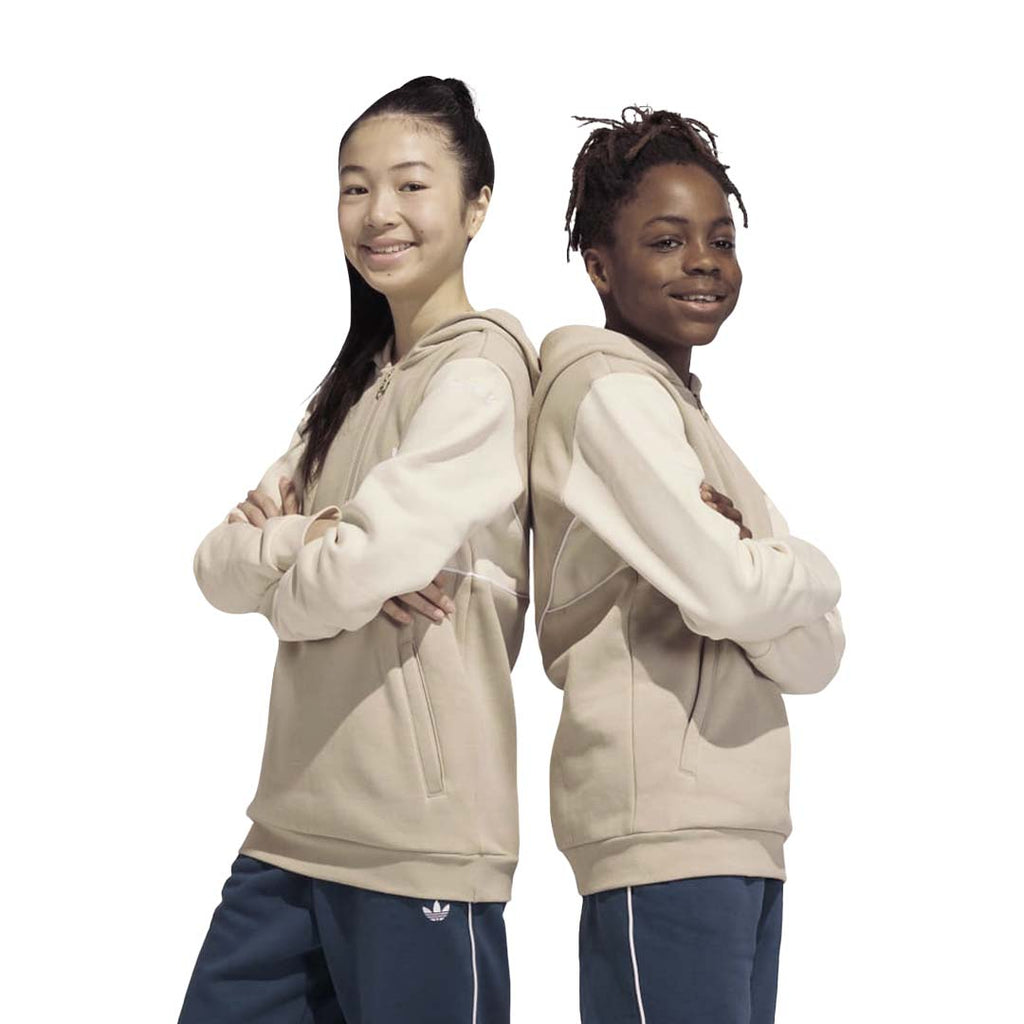 adidas - Kids' (Junior) Adicolor 1/2 Zip Hoodie (IJ5380)