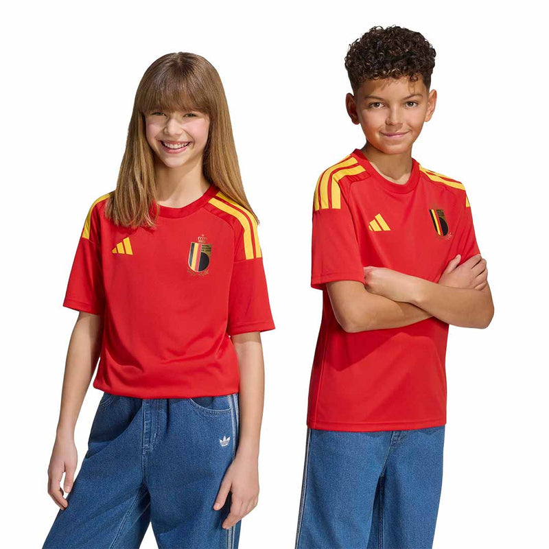 adidas - Kids' (Youth) Belgium 26 Home Fan Jersey (JZ5978)