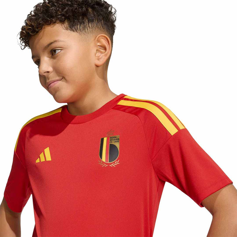 adidas - Kids' (Youth) Belgium 26 Home Fan Jersey (JZ5978)