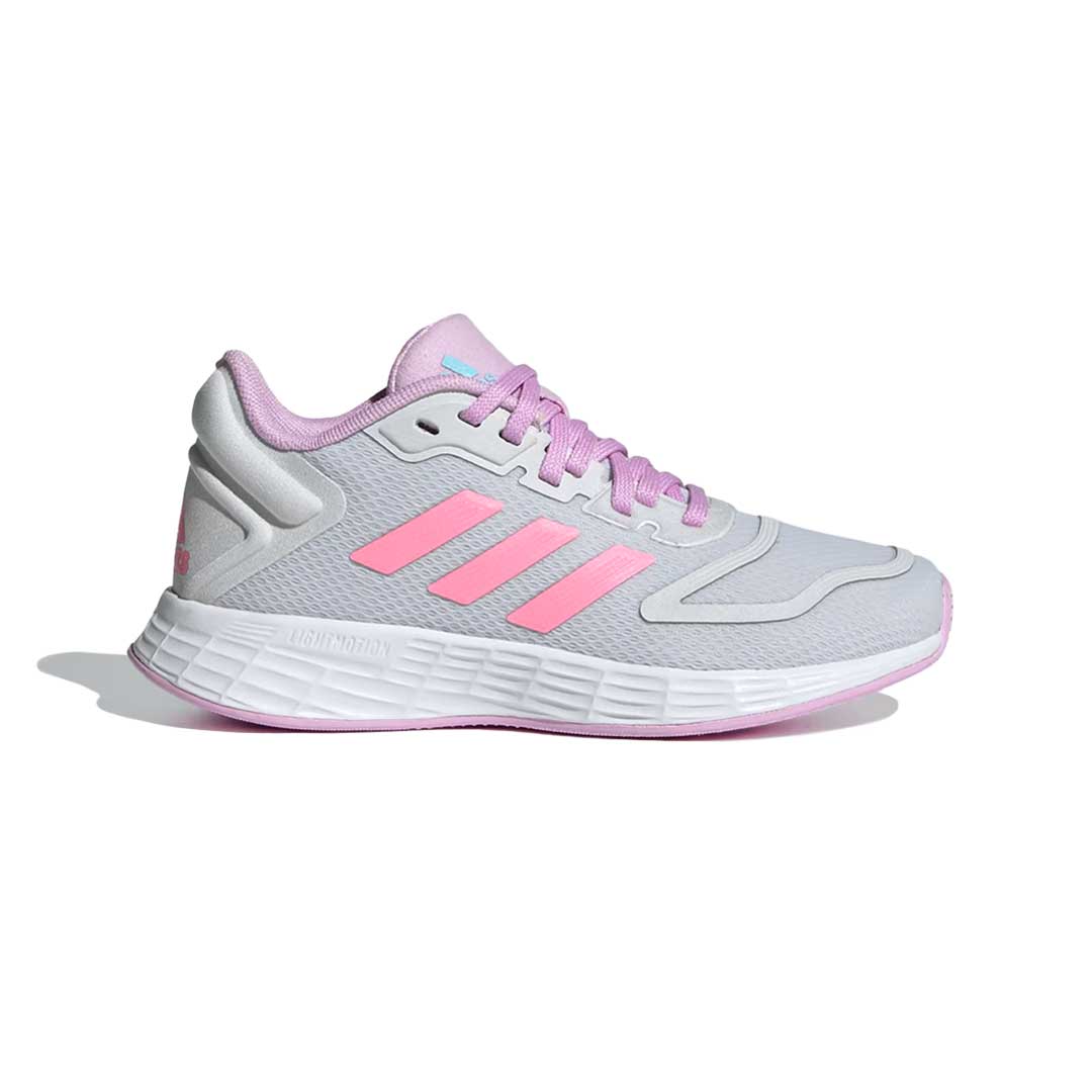 Adidas Duramo 10 K Girls Running Shoe 5.0 Grey Pink