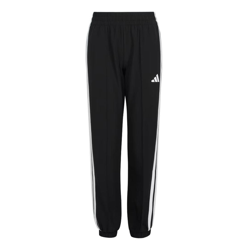 adidas - Kids' (Junior) Elastic Waistband Woven 3-Stripes Pant (JK0568)