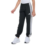 adidas - Kids' (Junior) Elastic Waistband Woven 3-Stripes Pant (JK0568)