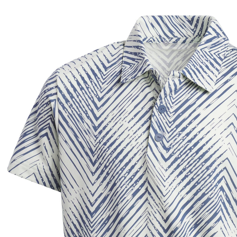 adidas - Kids' (Junior) Herringbone Scripted Polo (IM8255)