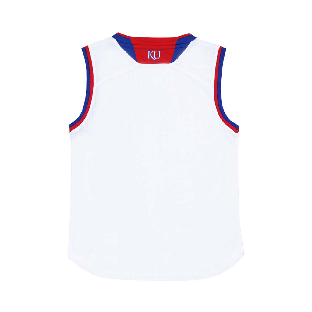 adidas - Kids' (Junior) Kansas Jayhawks Basketball Home Replica Jersey (RA48XJ195)