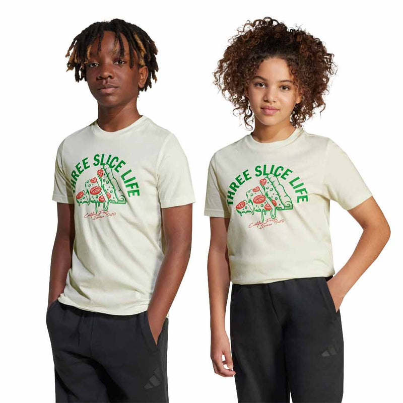 adidas - Kids' (Junior) Lounge Pizza Graphic T-Shirt (JI6678)