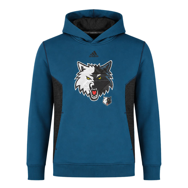 adidas - Kids' (Junior) Minnesota Timberwolves Hoodie (KD8OEX TIMBERWOLVES)