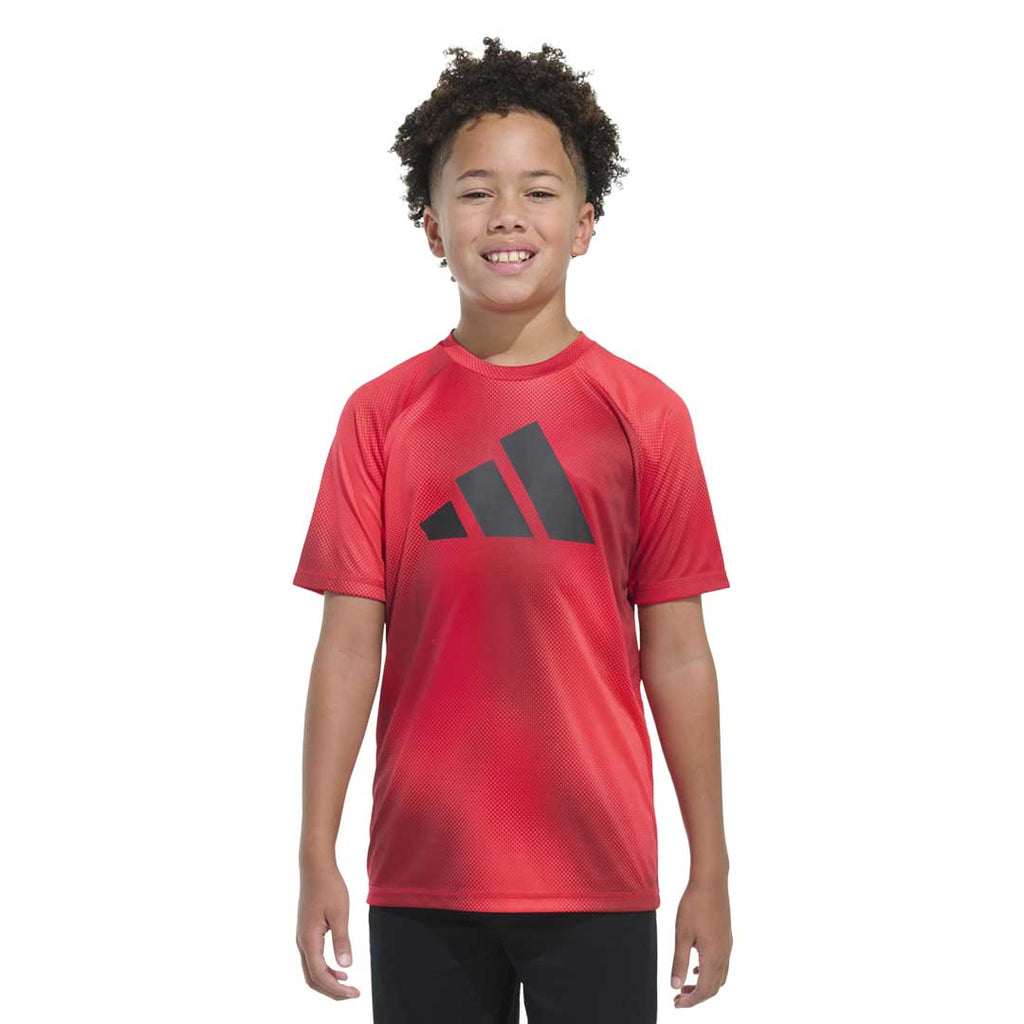 adidas - Kids' (Junior) Poly Motion Gradient Short Sleeve T-Shirt (JK0315)