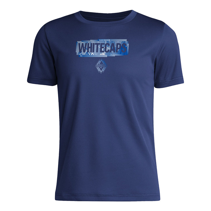 adidas - Kids' (Junior) Vancouver Whitecaps FC Pregame Short Sleeve T-Shirt (IR8495)