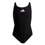 adidas - Kids' (Junior) Solid Small Logo Swimsuit (HR7477)