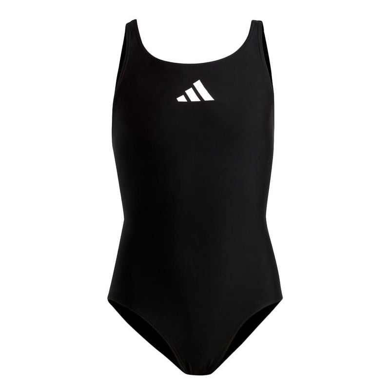 adidas - Kids' (Junior) Solid Small Logo Swimsuit (HR7477)