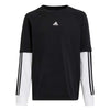 adidas - Kids' (Junior) Street Jam 2-in-1 Long Sleeve T-Shirt (IV7049)