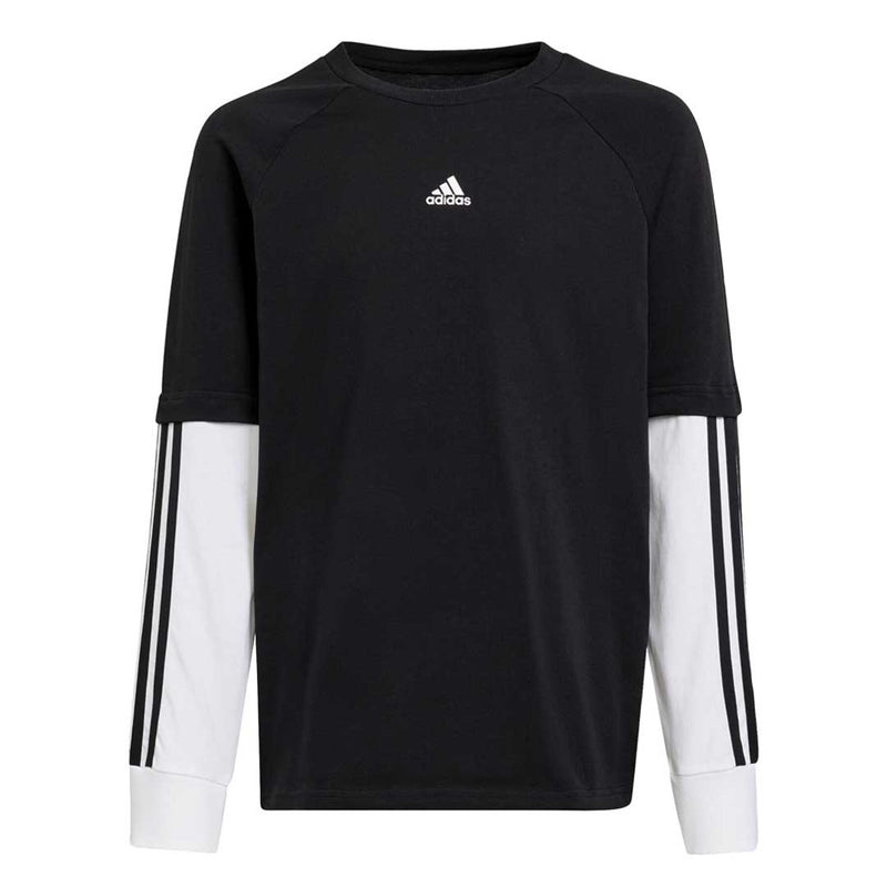 adidas - Kids' (Junior) Street Jam 2-in-1 Long Sleeve T-Shirt (IV7049)