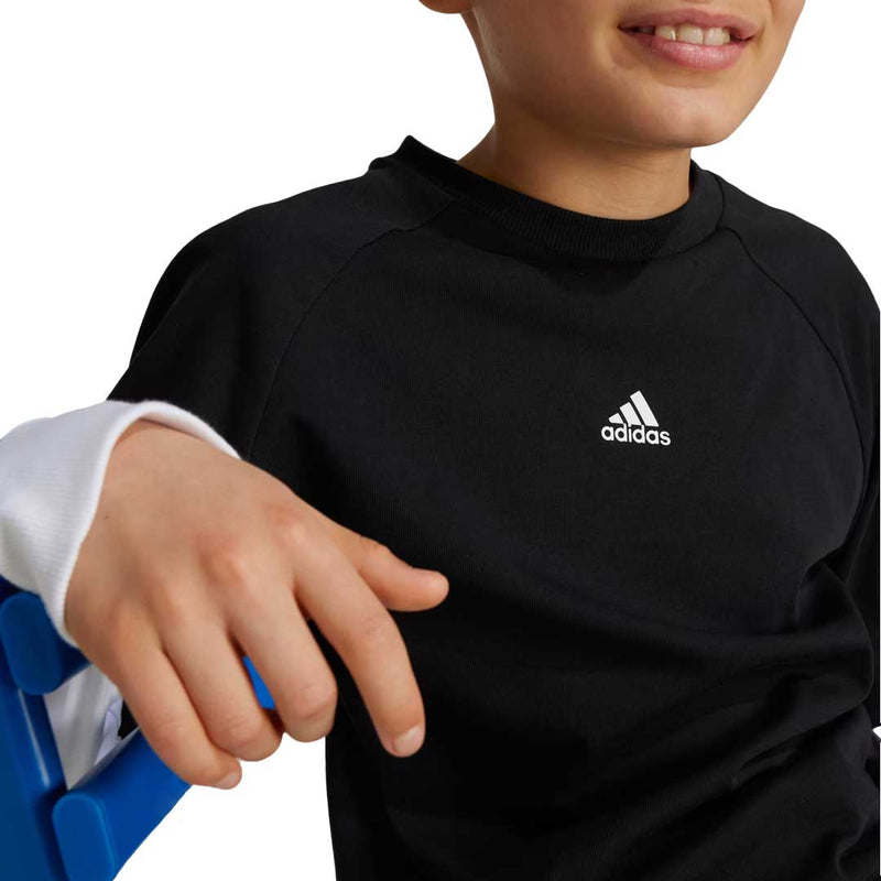 adidas - Kids' (Junior) Street Jam 2-in-1 Long Sleeve T-Shirt (IV7049)