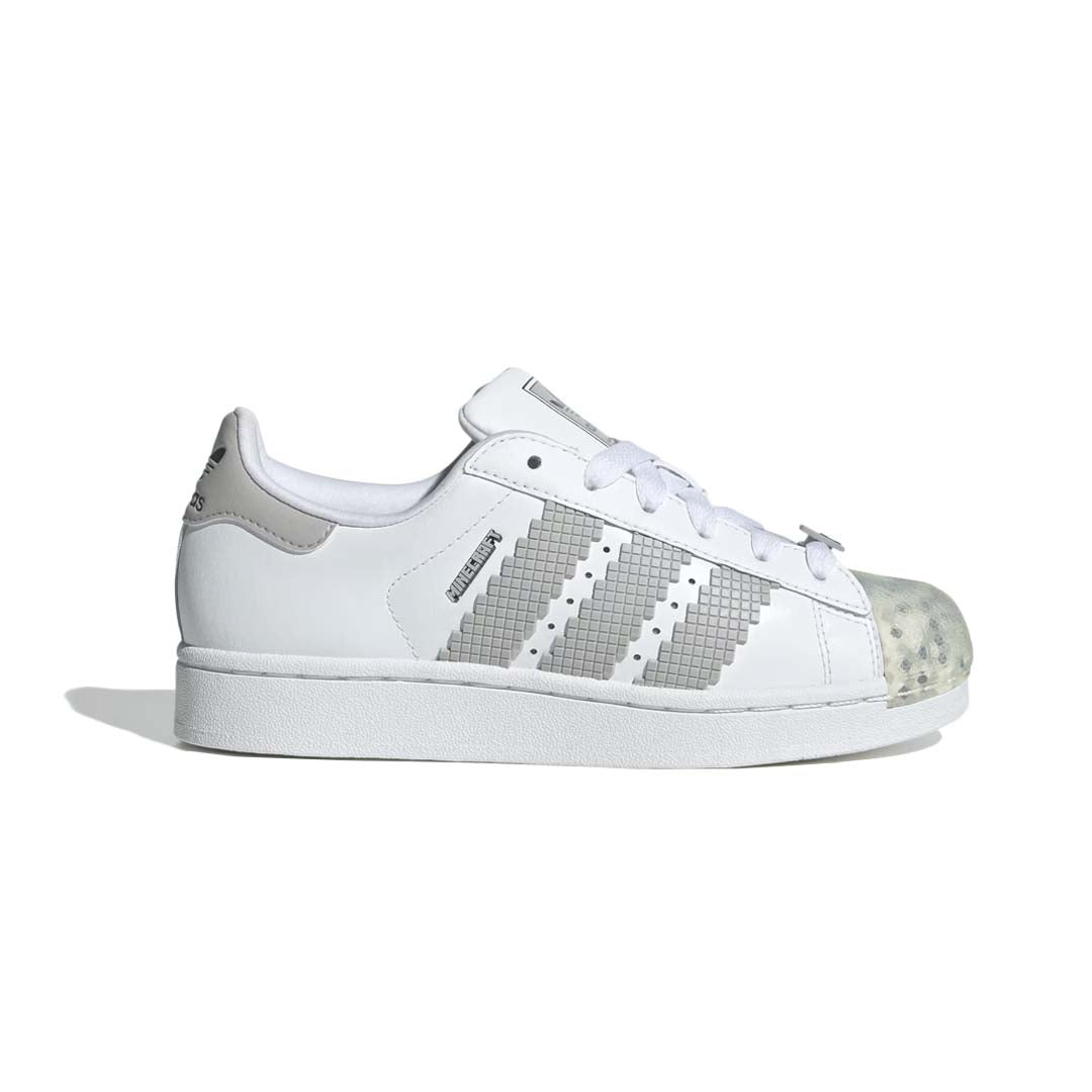 マジー・スター/シー・ハングス・ブライトリィ adidas - Kids' (Junior) adidas Superstar II x Minecraft Shoes