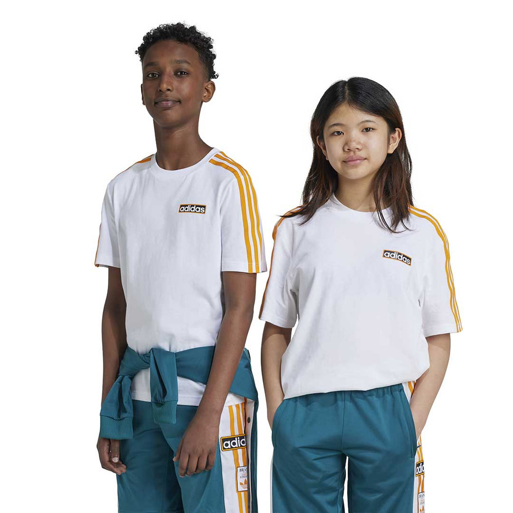 adidas - Kids' (Junior) White Logo Short Sleeve T-Shirt (IX5191)