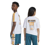 adidas - Kids' (Junior) White Logo Short Sleeve T-Shirt (IX5191)